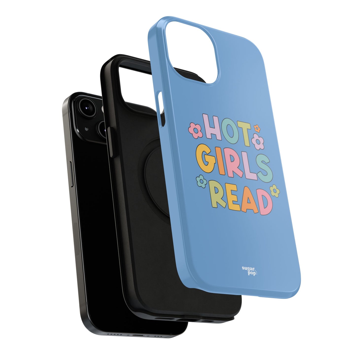 Hot Girls Read Impact-Resistant Phone Case - Design for Book Lovers