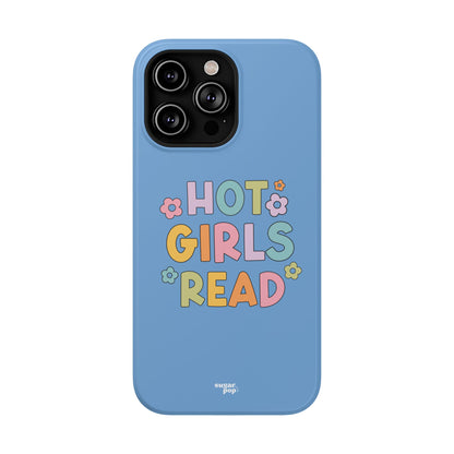 Hot Girls Read Impact-Resistant Phone Case - Design for Book Lovers