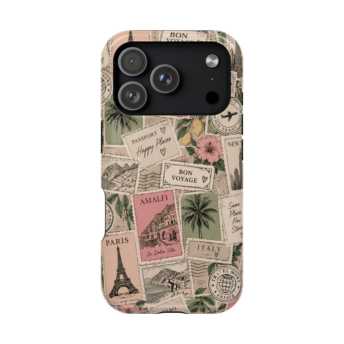 Travel Passport Stamp Magnetic Case