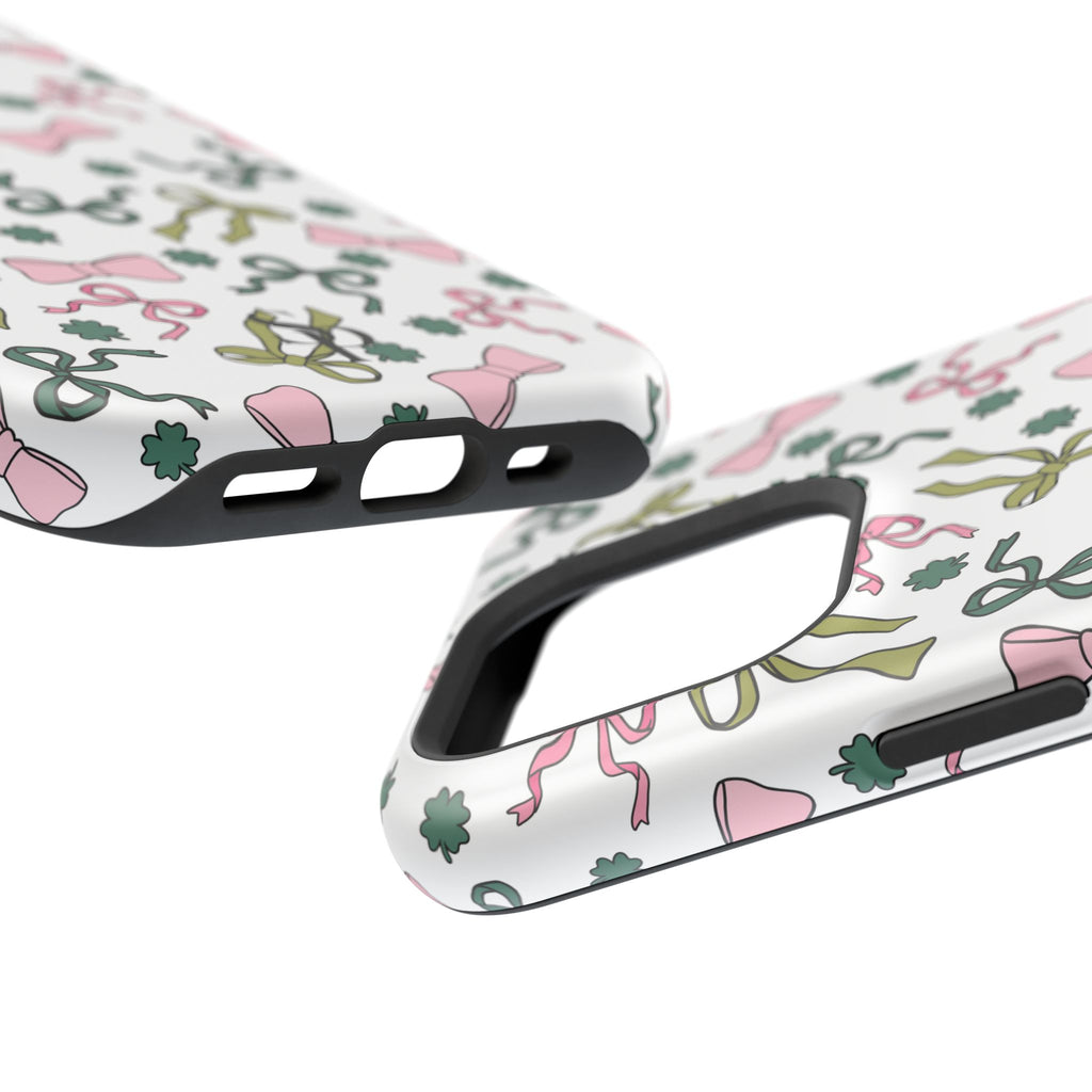 Bows and Shamrocks Magnetic Phone Case