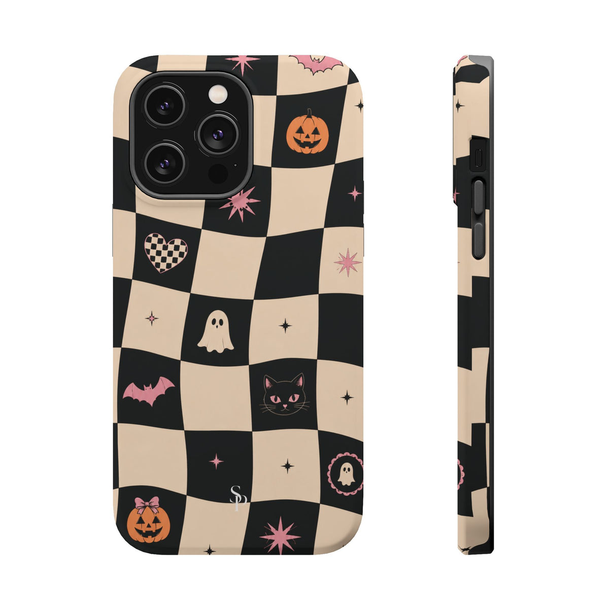 Halloween Checkerboard Magnetic Phone Case