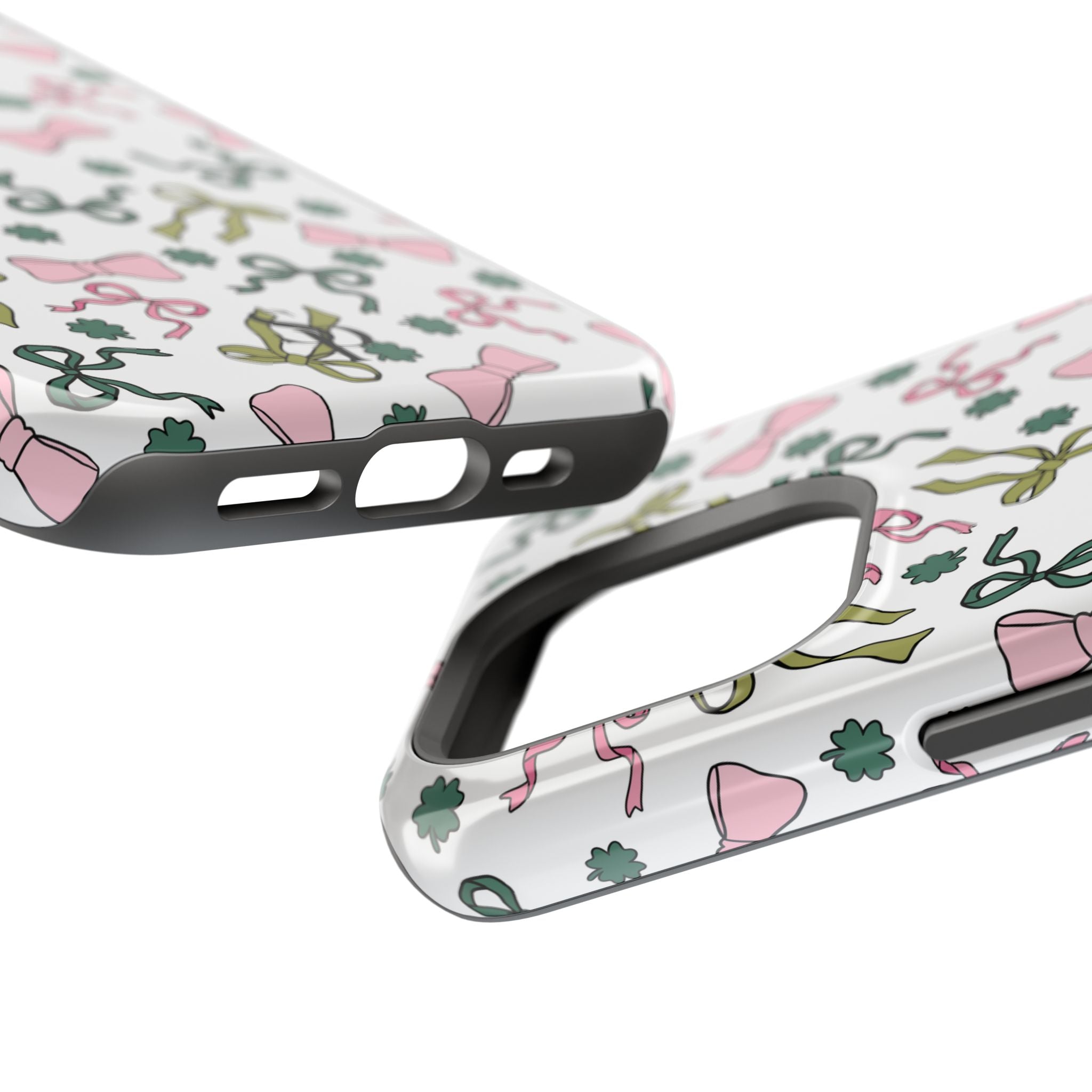Bows and Shamrocks Magnetic Phone Case