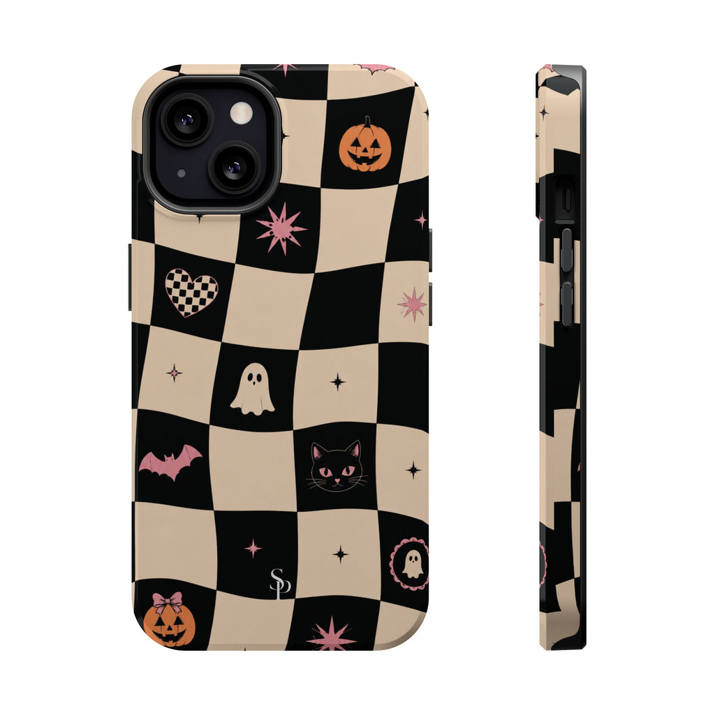 Halloween Checkerboard Magnetic Phone Case