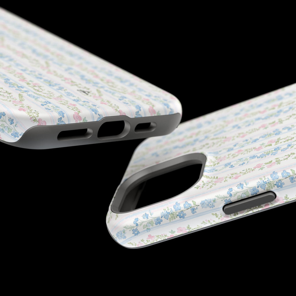 Pastel Floral Pattern Magnetic Tough Case