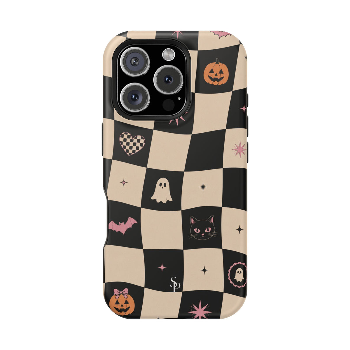 Halloween Checkerboard Magnetic Phone Case