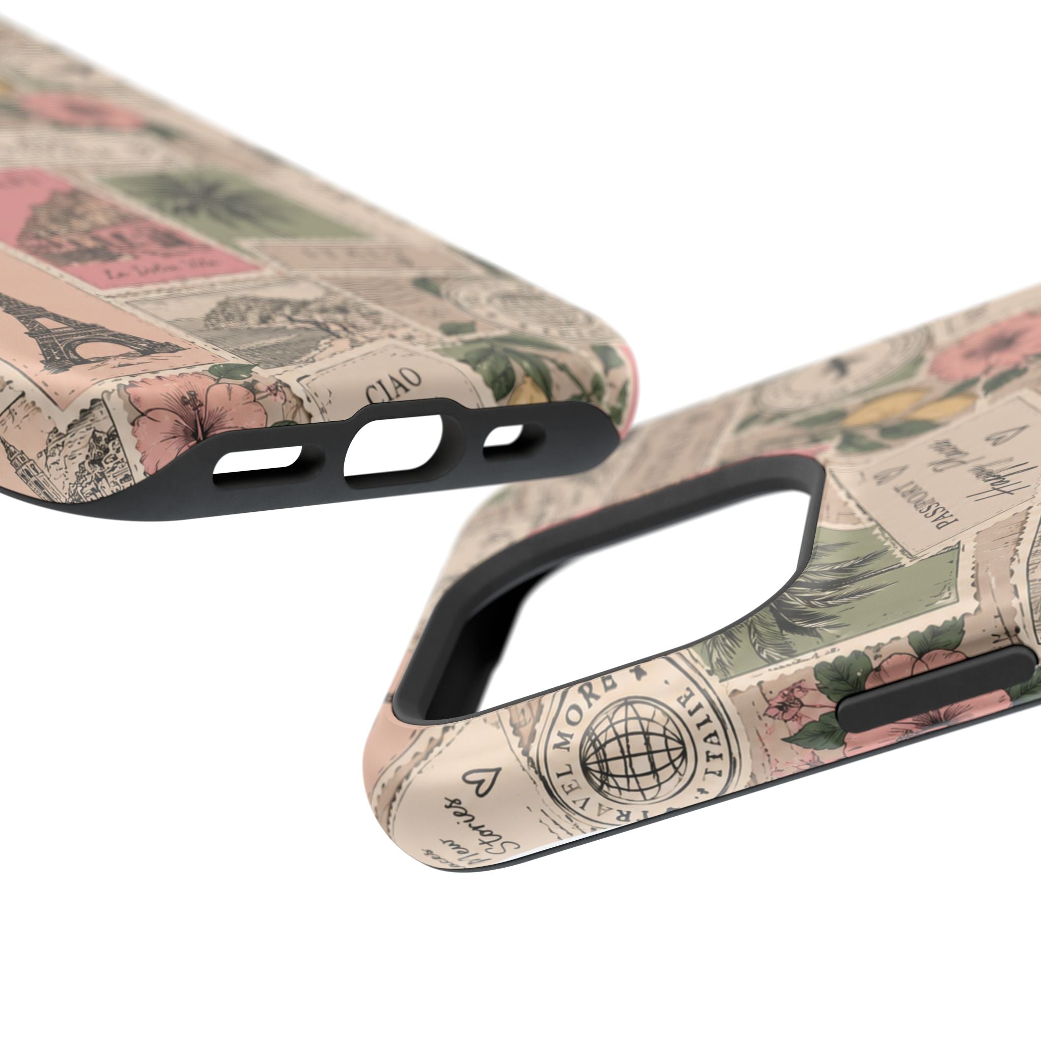 Travel Passport Stamp Magnetic Impact-Resistant Case