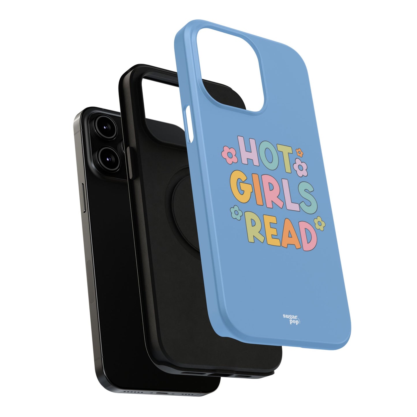 Hot Girls Read Impact-Resistant Phone Case - Design for Book Lovers