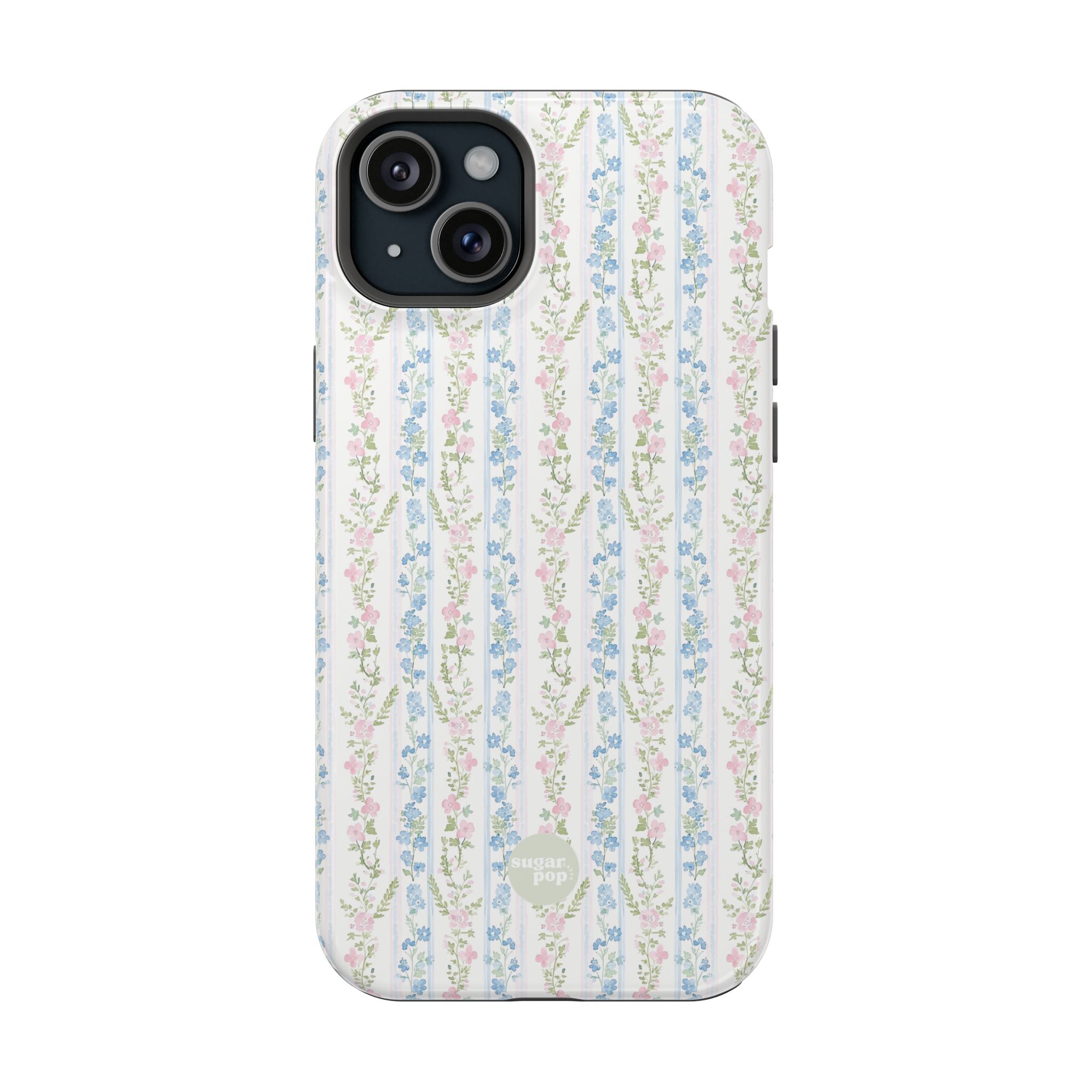 Pastel Floral Pattern Magnetic Tough Case