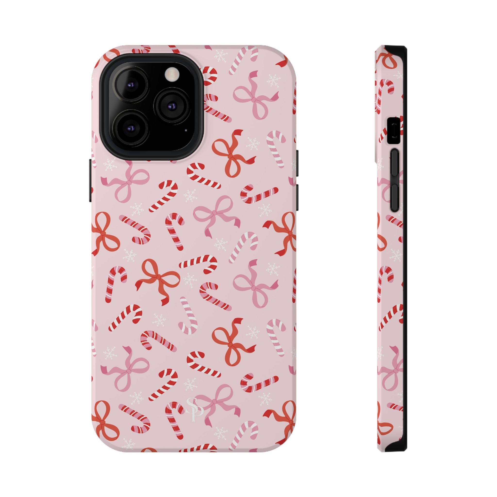 Candy Cane Impact-Resistant Phone Case - Limited Edition