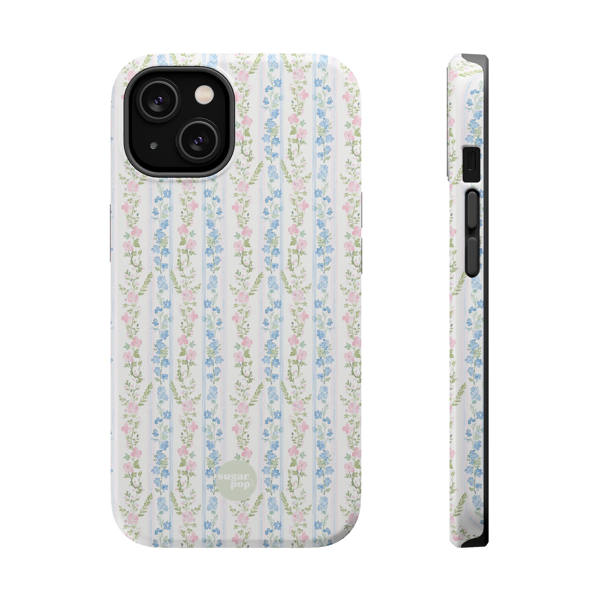 Pastel Floral Pattern Magnetic Tough Case