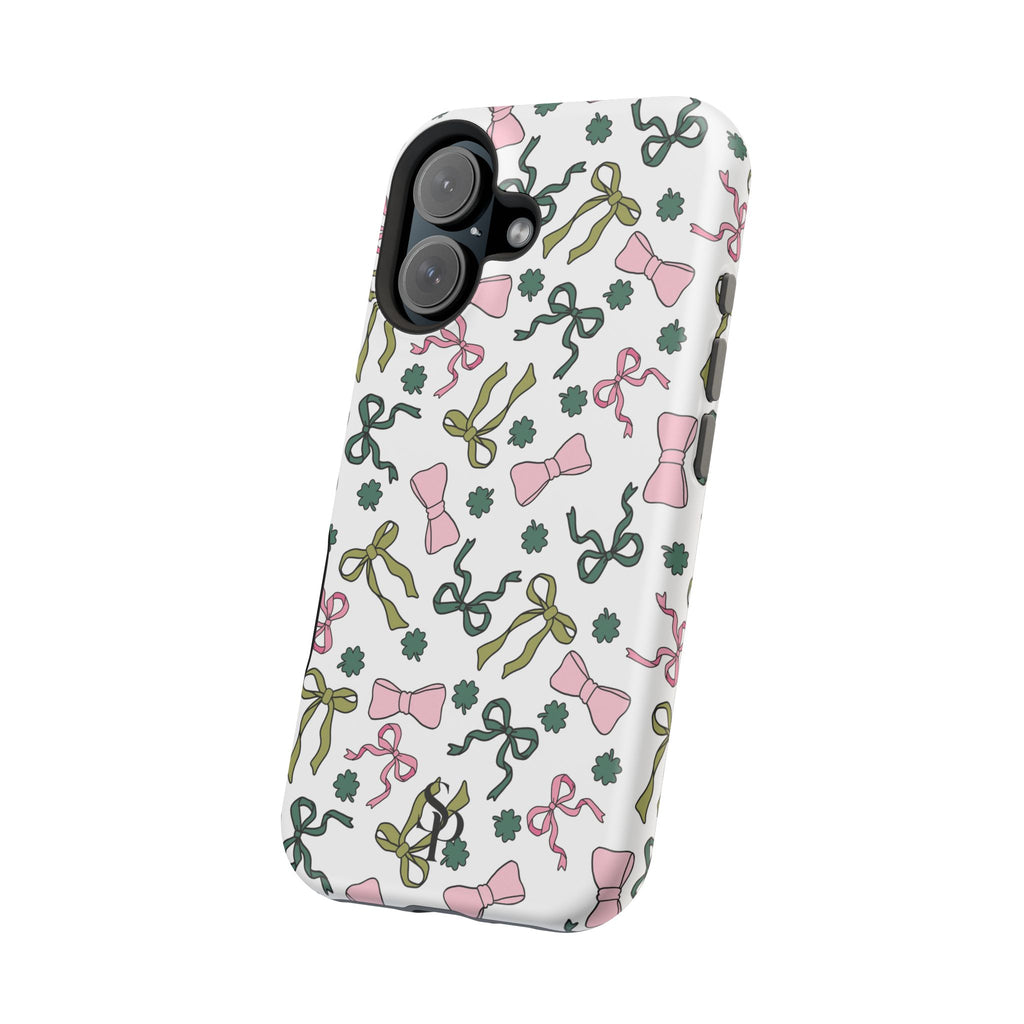 Bows and Shamrocks Magnetic Phone Case