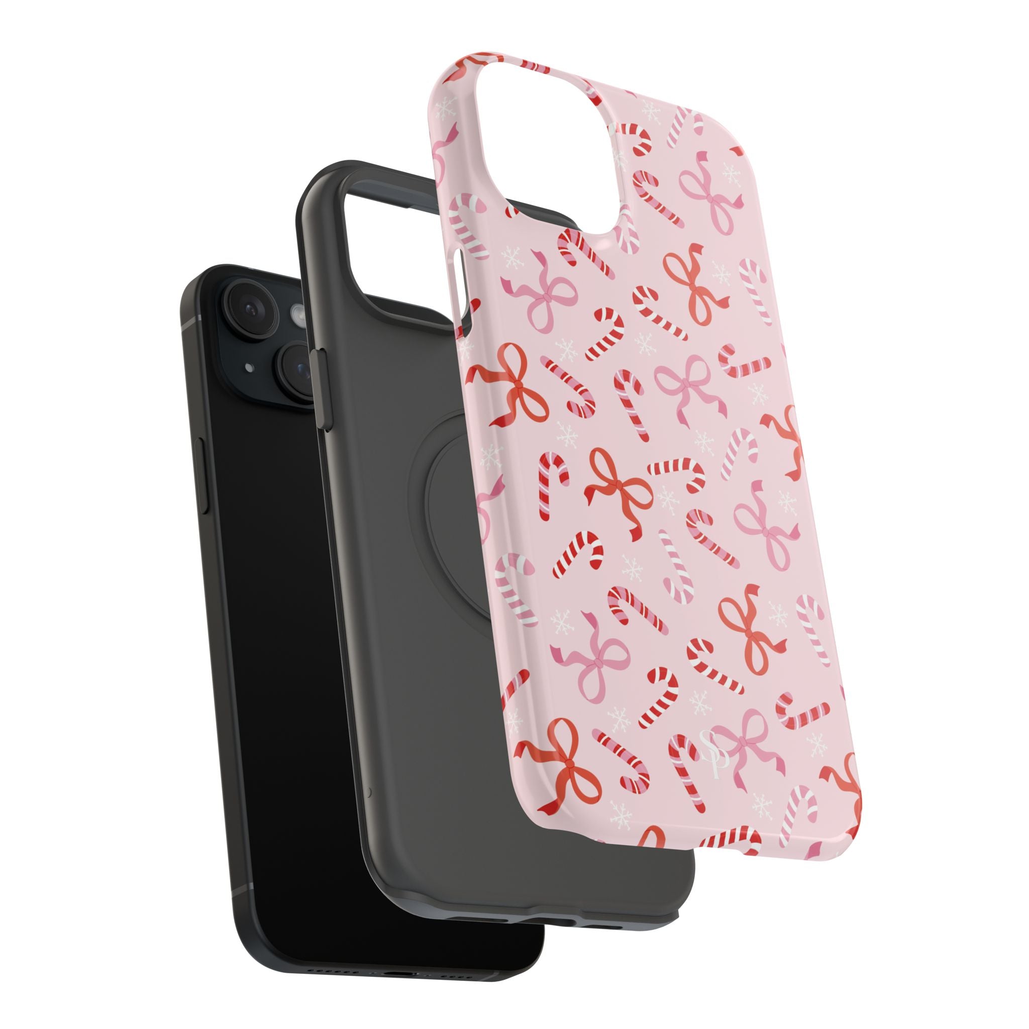 Candy Cane Impact-Resistant Phone Case - Limited Edition