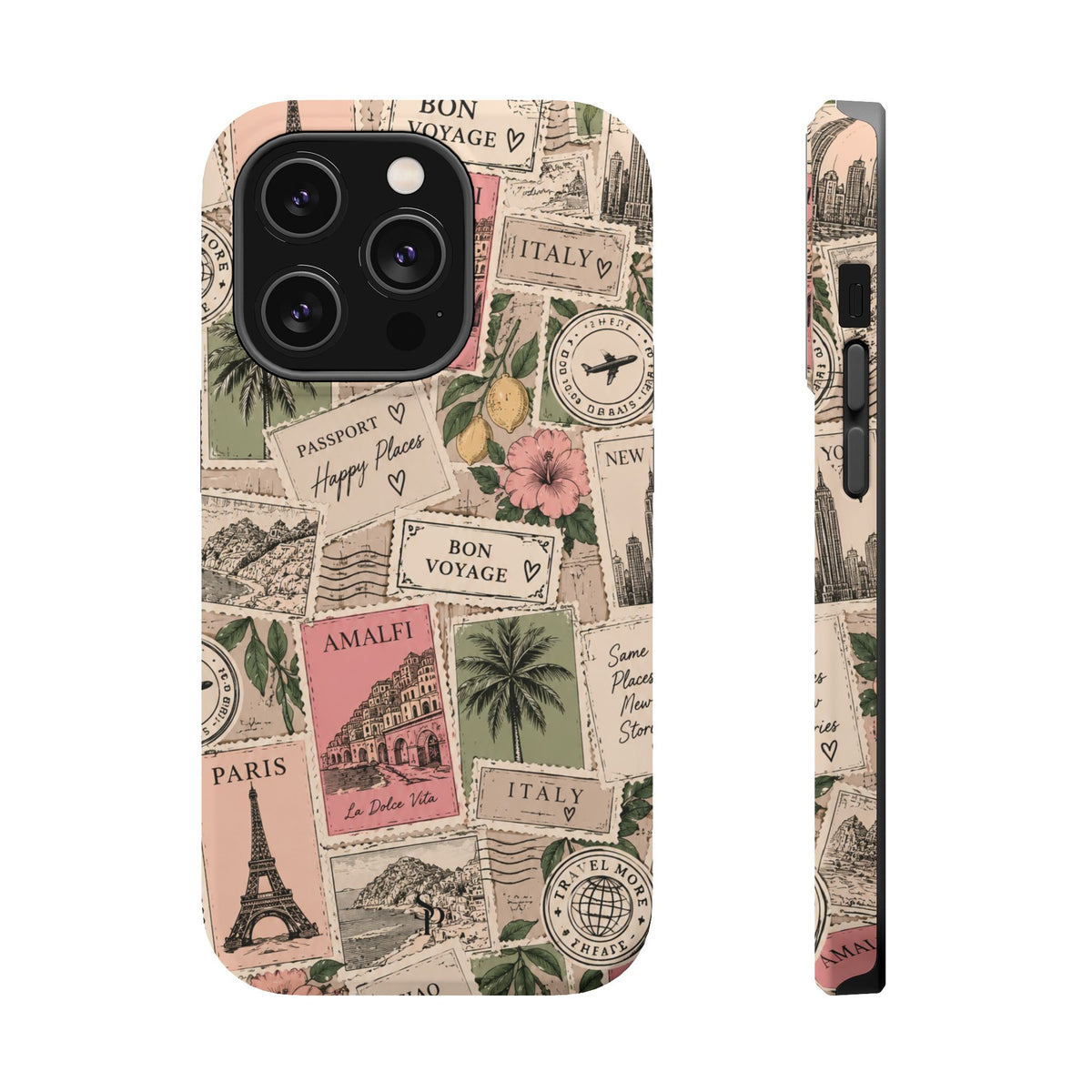 Travel Passport Stamp Magnetic Case