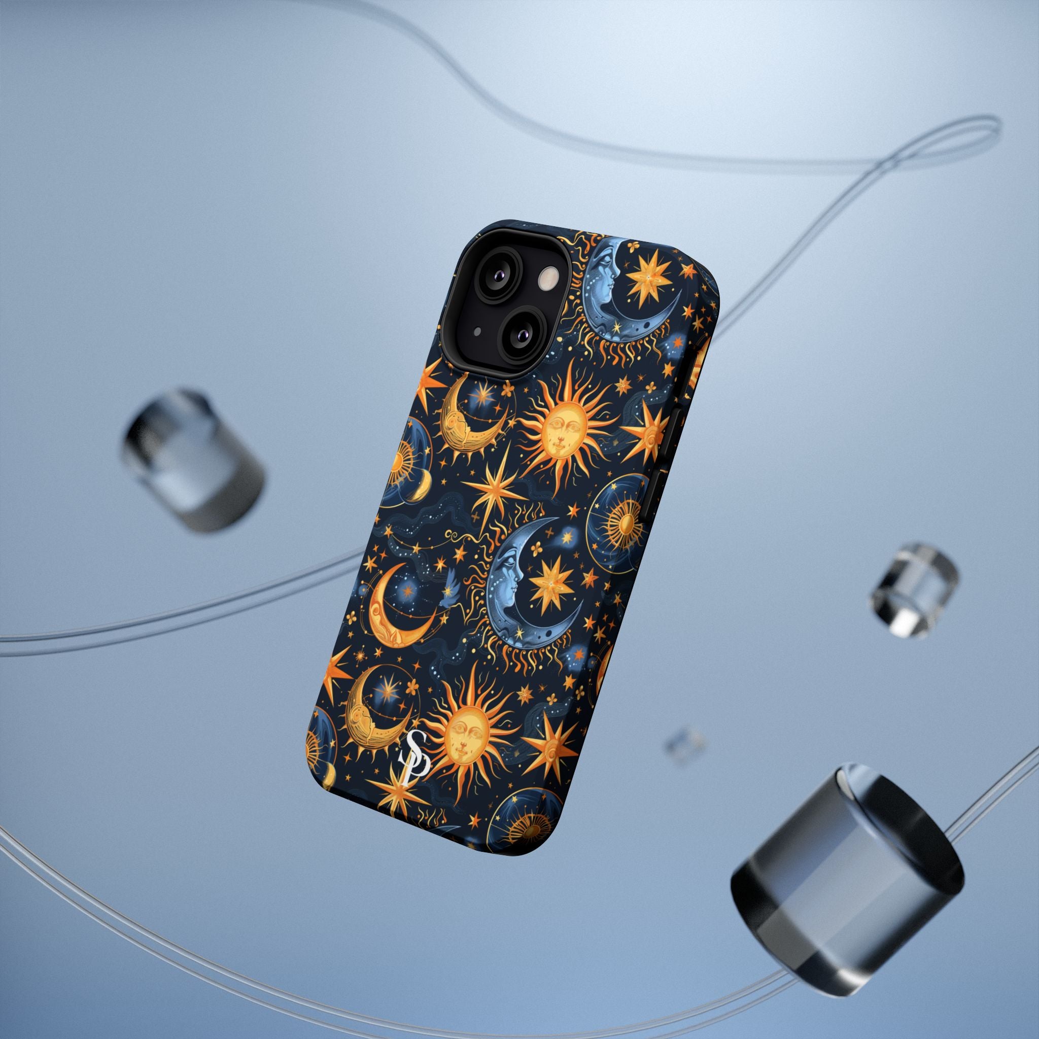 Celestial Sun and Moon Impact-Resistant Phone Case