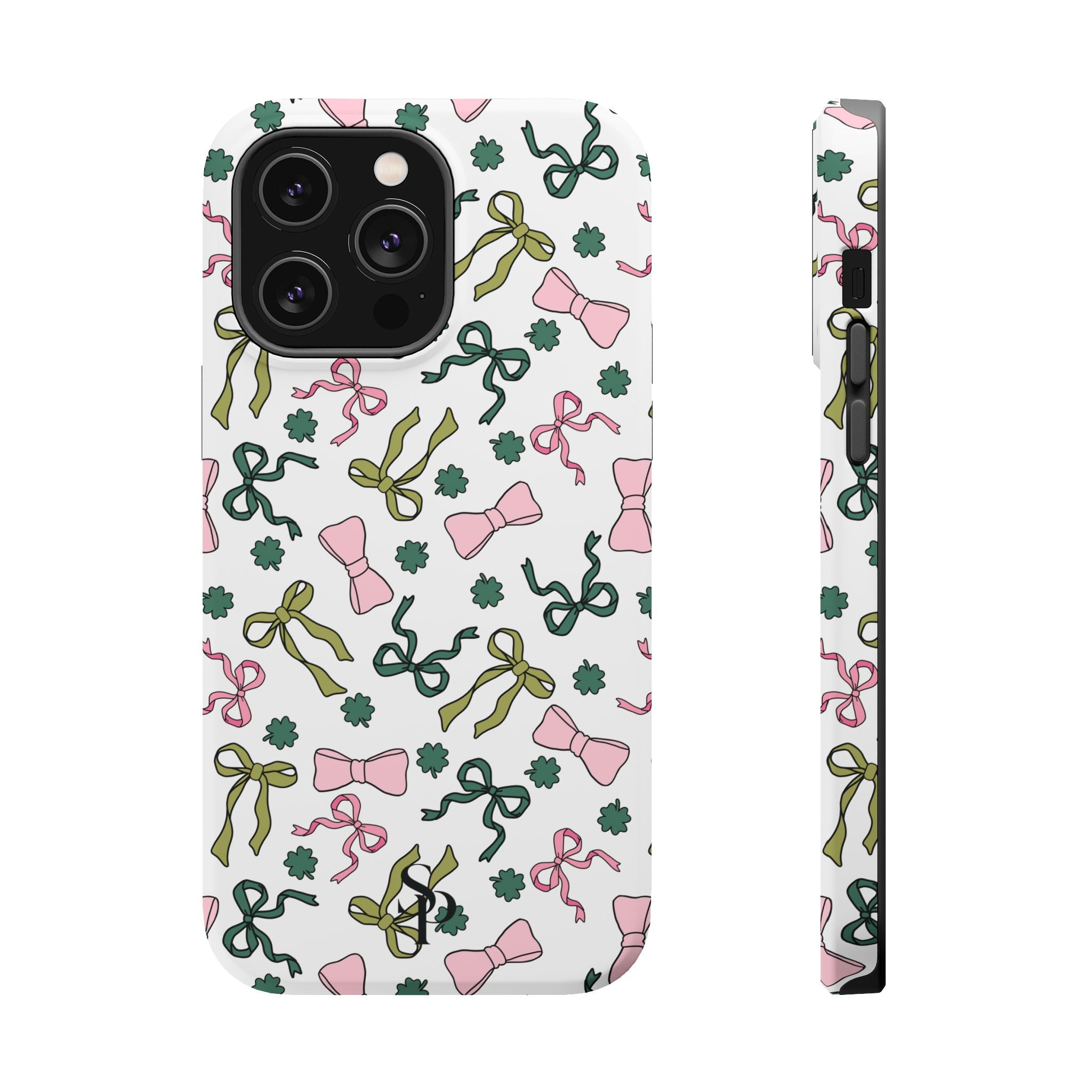 Bows and Shamrocks Magnetic Phone Case