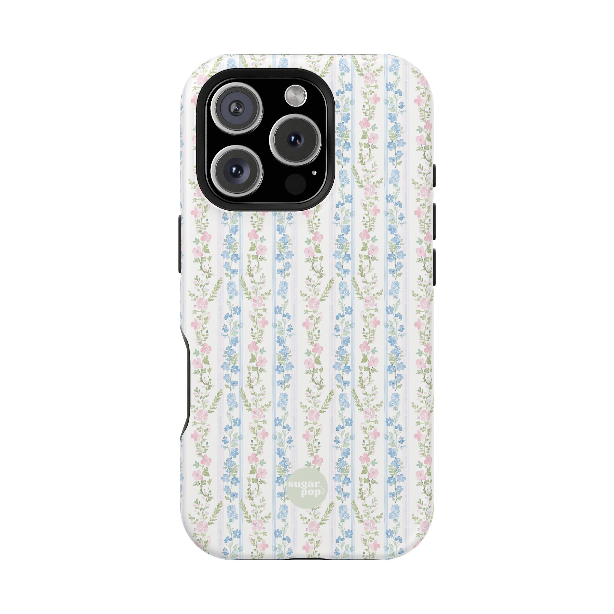 Pastel Floral Pattern Magnetic Tough Case