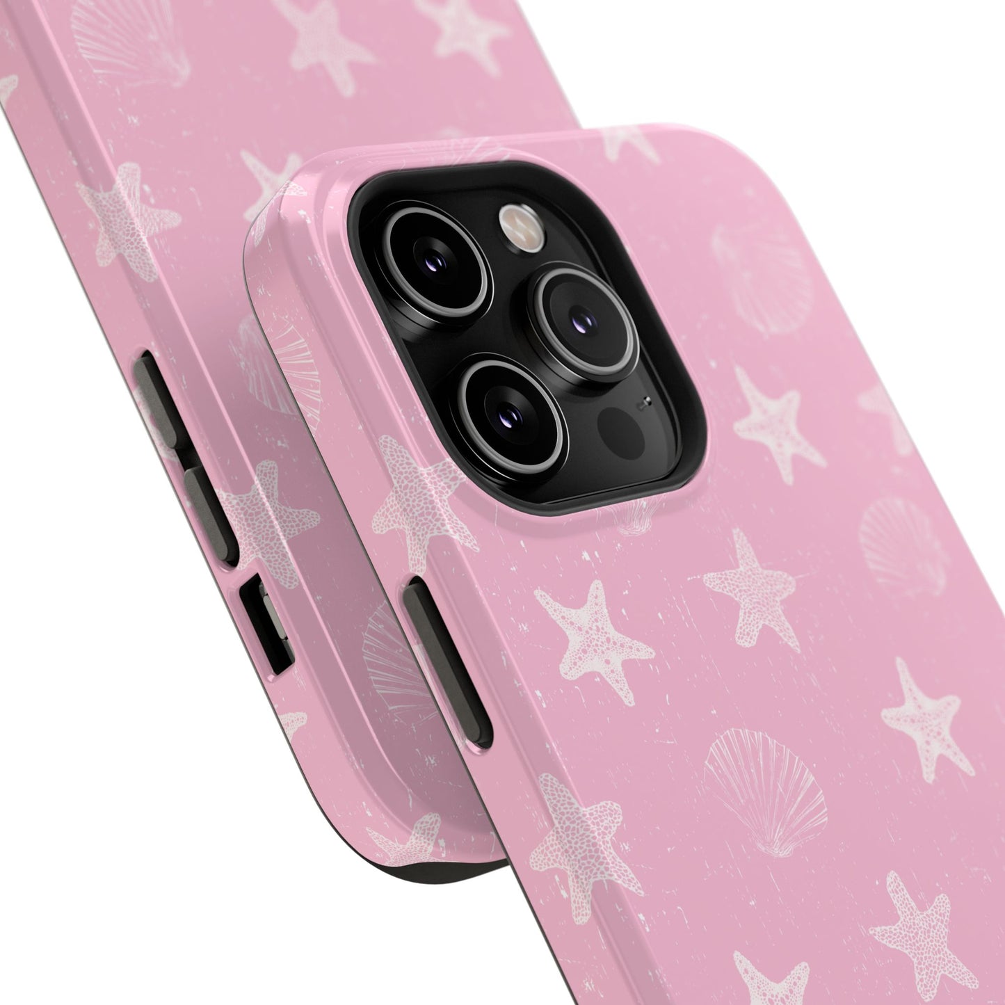 Pink Coastal Impact-Resistant Phone Case