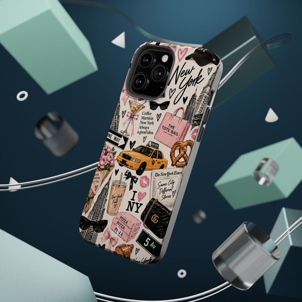 Pink New York Magnetic Phone Case