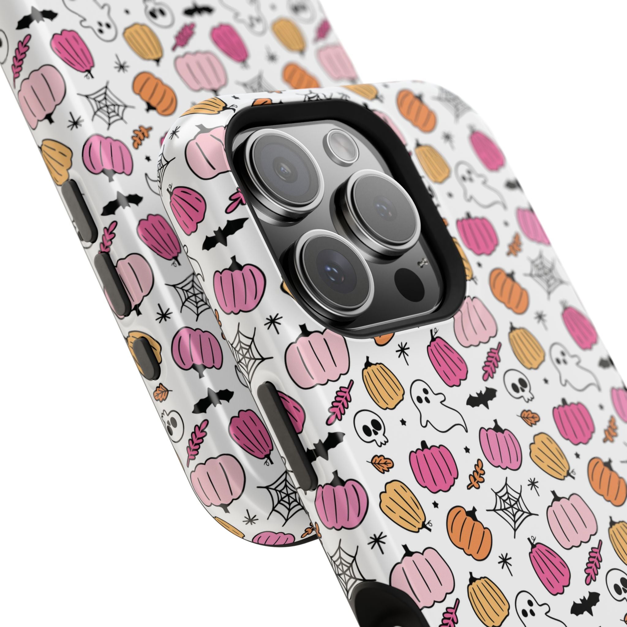 Pink Halloween Impact-Resistant Cases