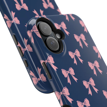 Chic Bow Impact-Resistant Phone Case