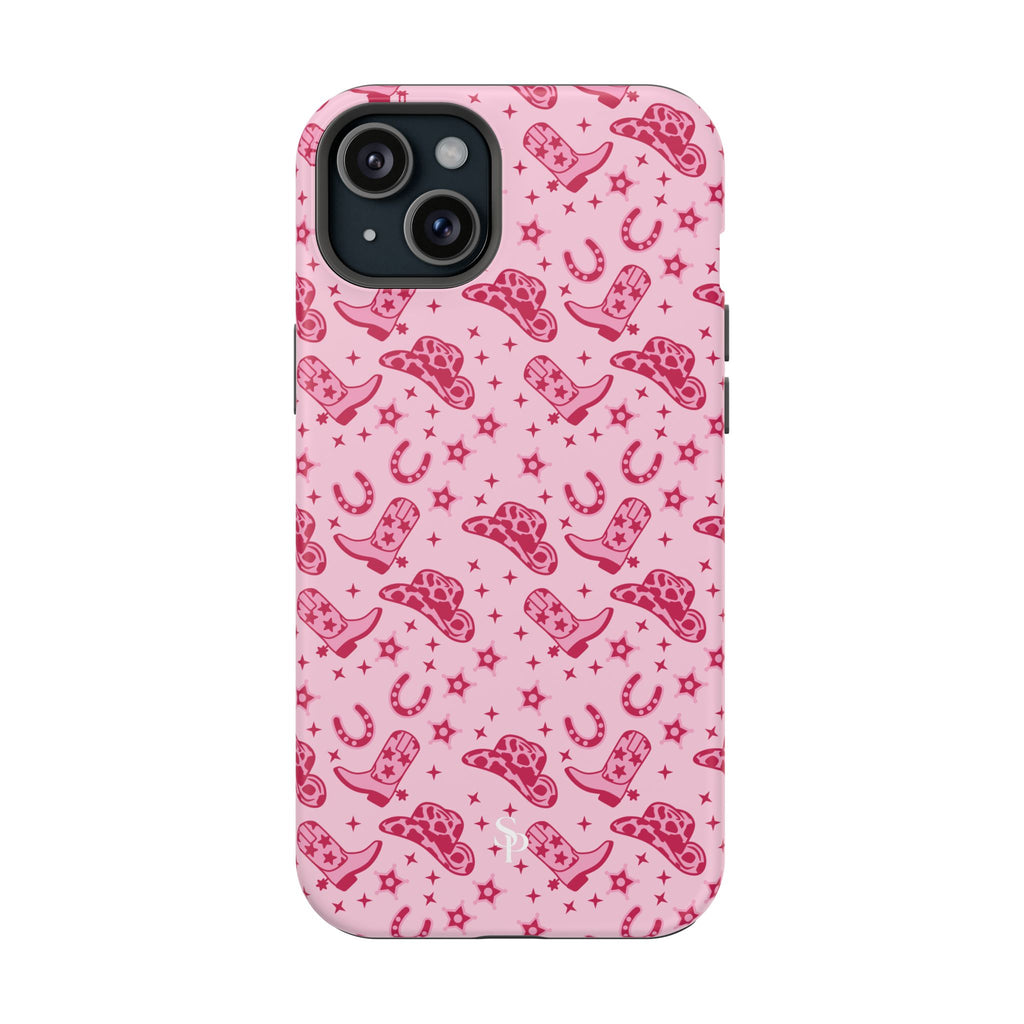 Pink Cowgirl Impact-Resistant Case