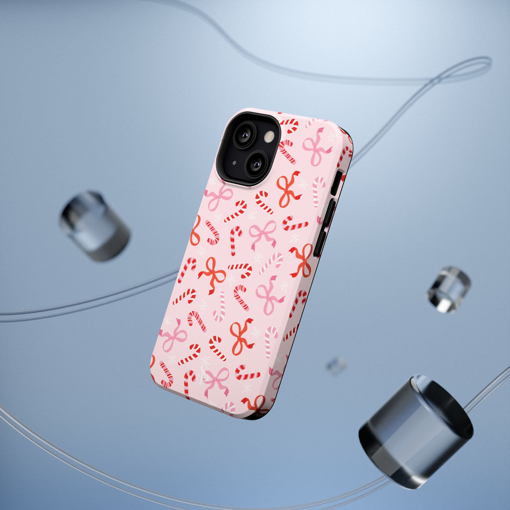 Candy Cane Impact-Resistant Phone Case - Limited Edition