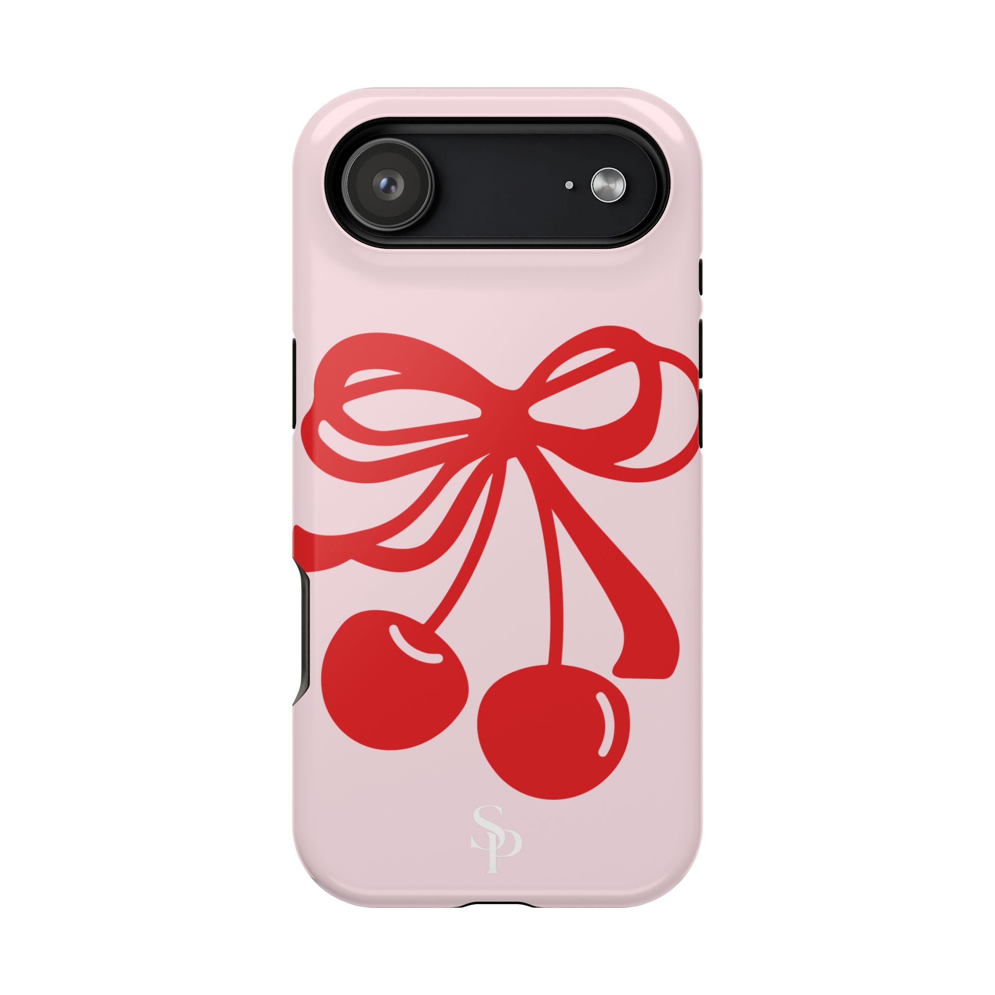 Cherry Bow Impact-Resistant Phone Case