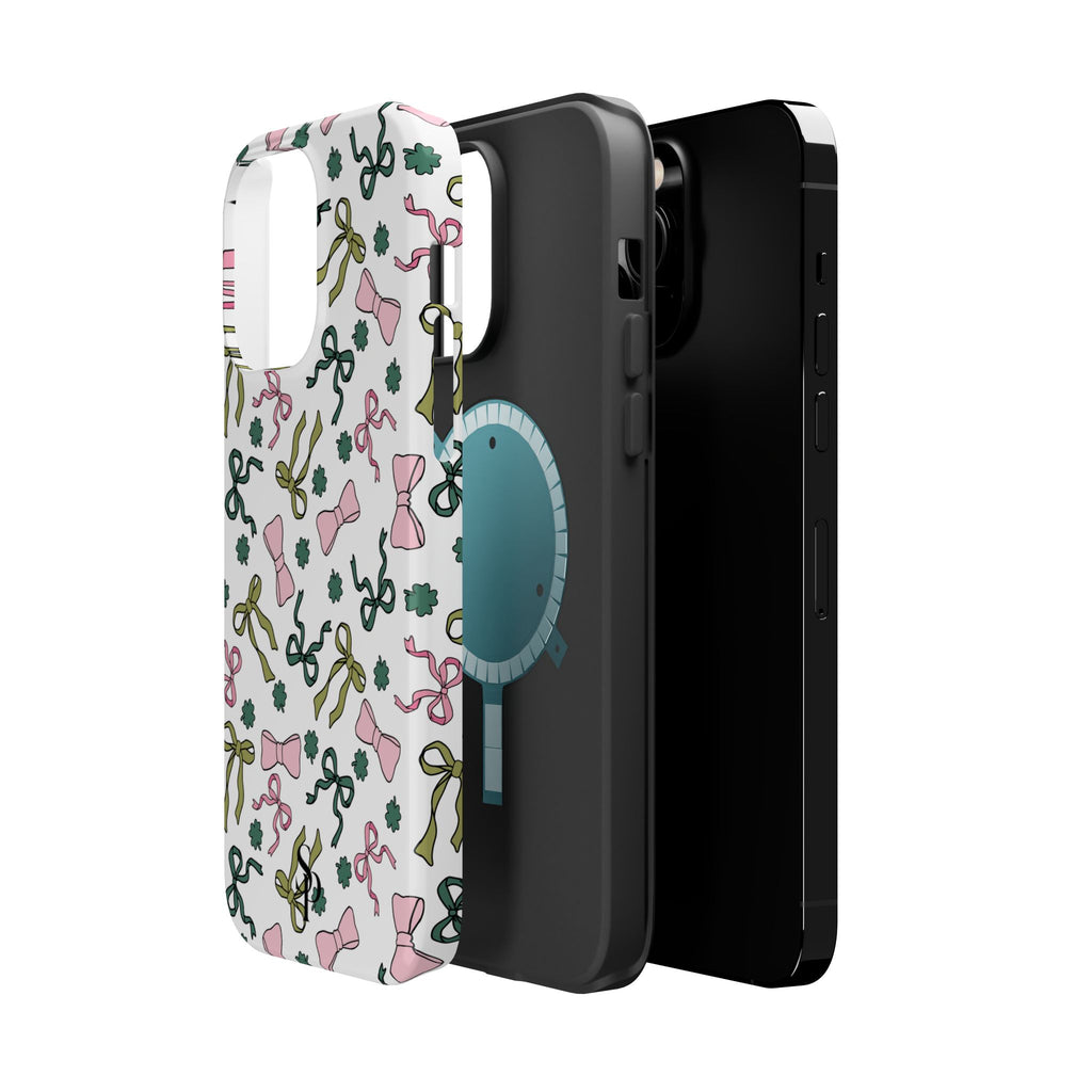 Bows and Shamrocks Magnetic Phone Case