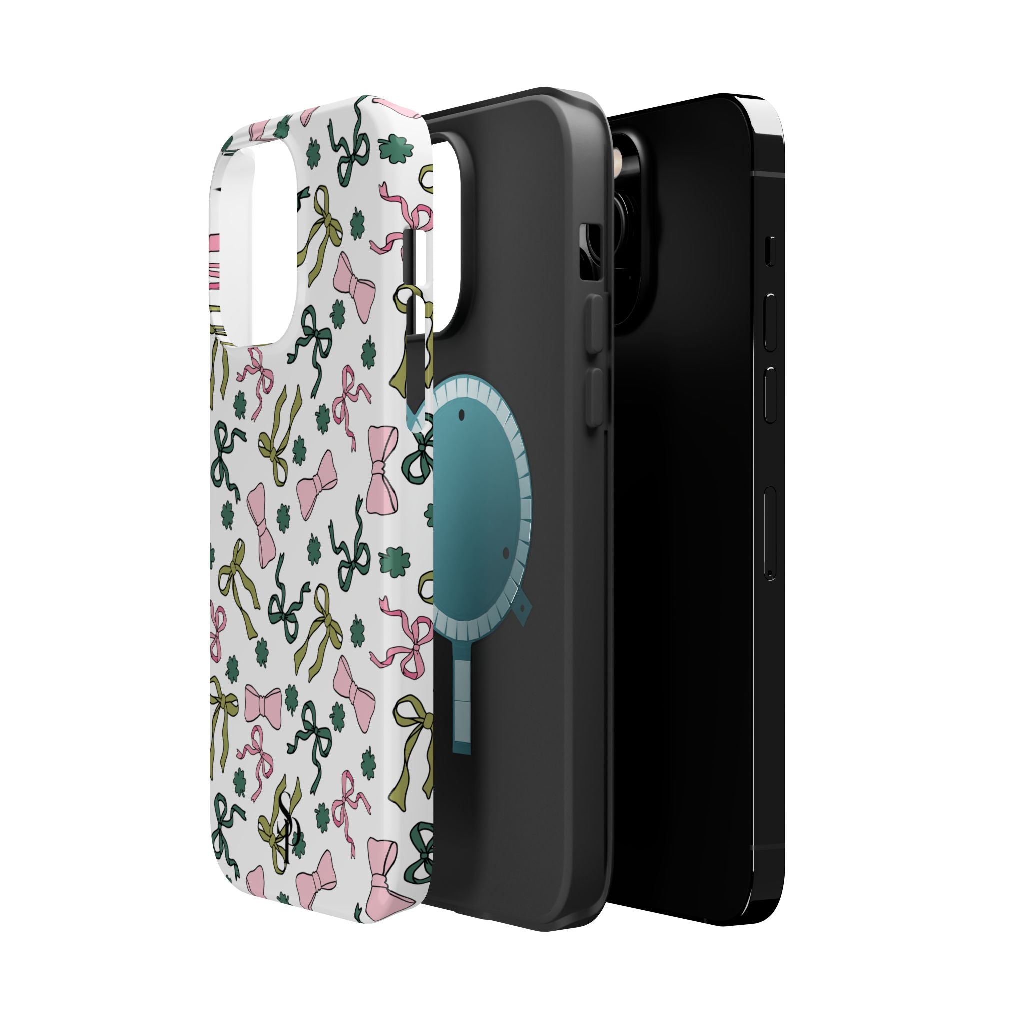 Bows and Shamrocks Magnetic Phone Case
