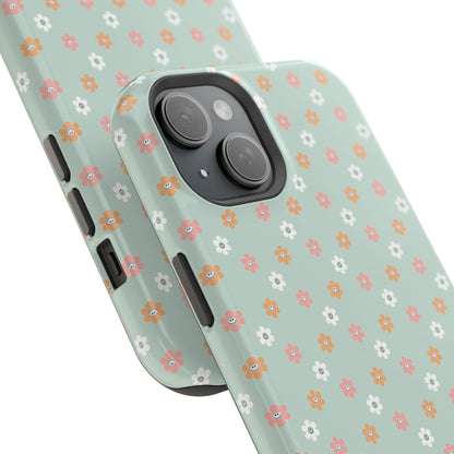 Floral Smiley Impact-Resistant Cases