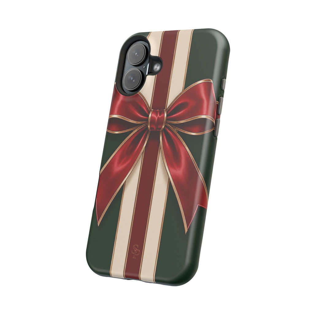 Christmas Gift Bow Magnetic Phone Case