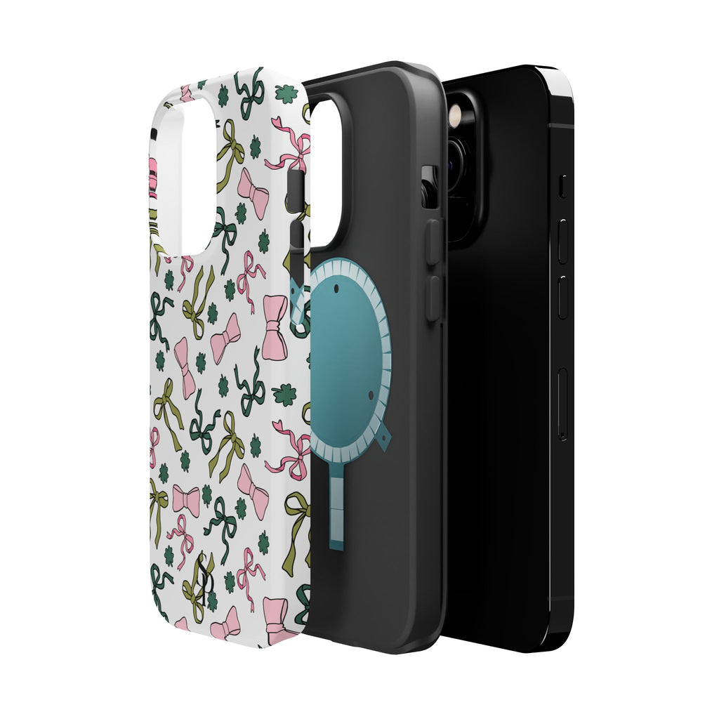 Bows and Shamrocks Magnetic Phone Case