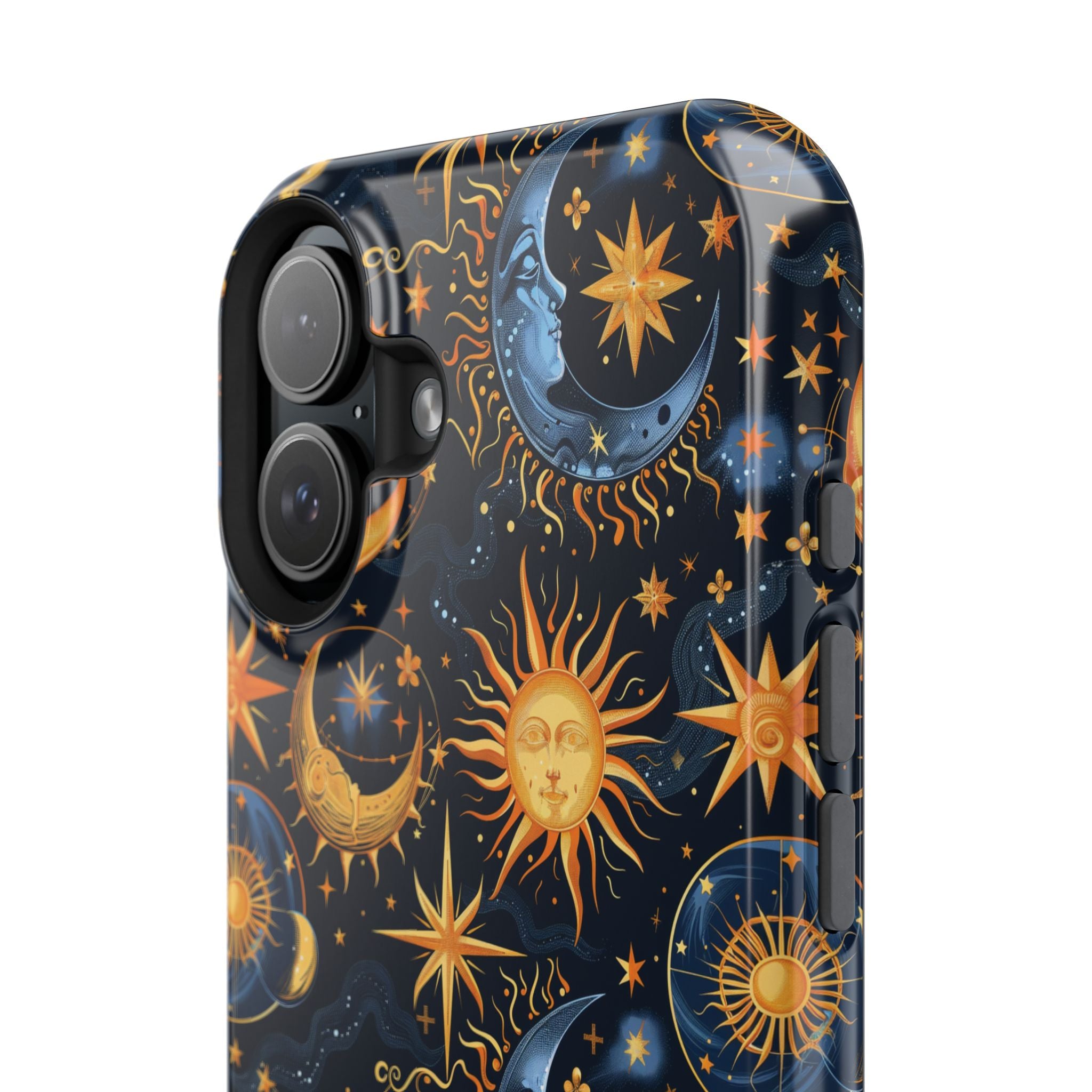 Celestial Sun and Moon Impact-Resistant Phone Case