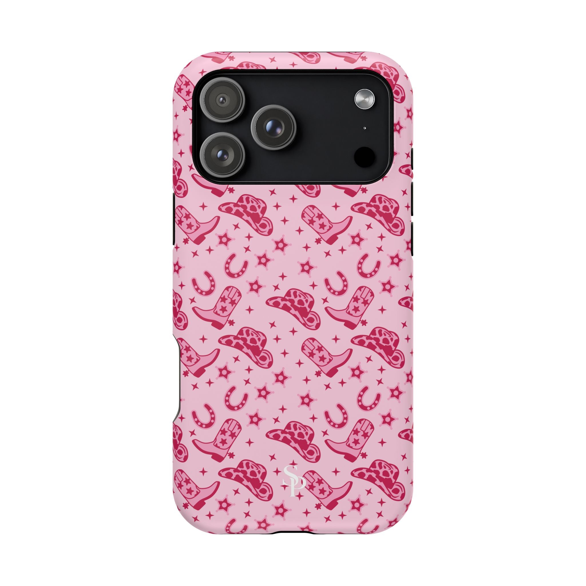 Pink Cowgirl Impact-Resistant Case