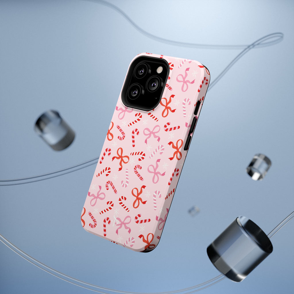 Candy Cane Impact-Resistant Phone Case - Limited Edition