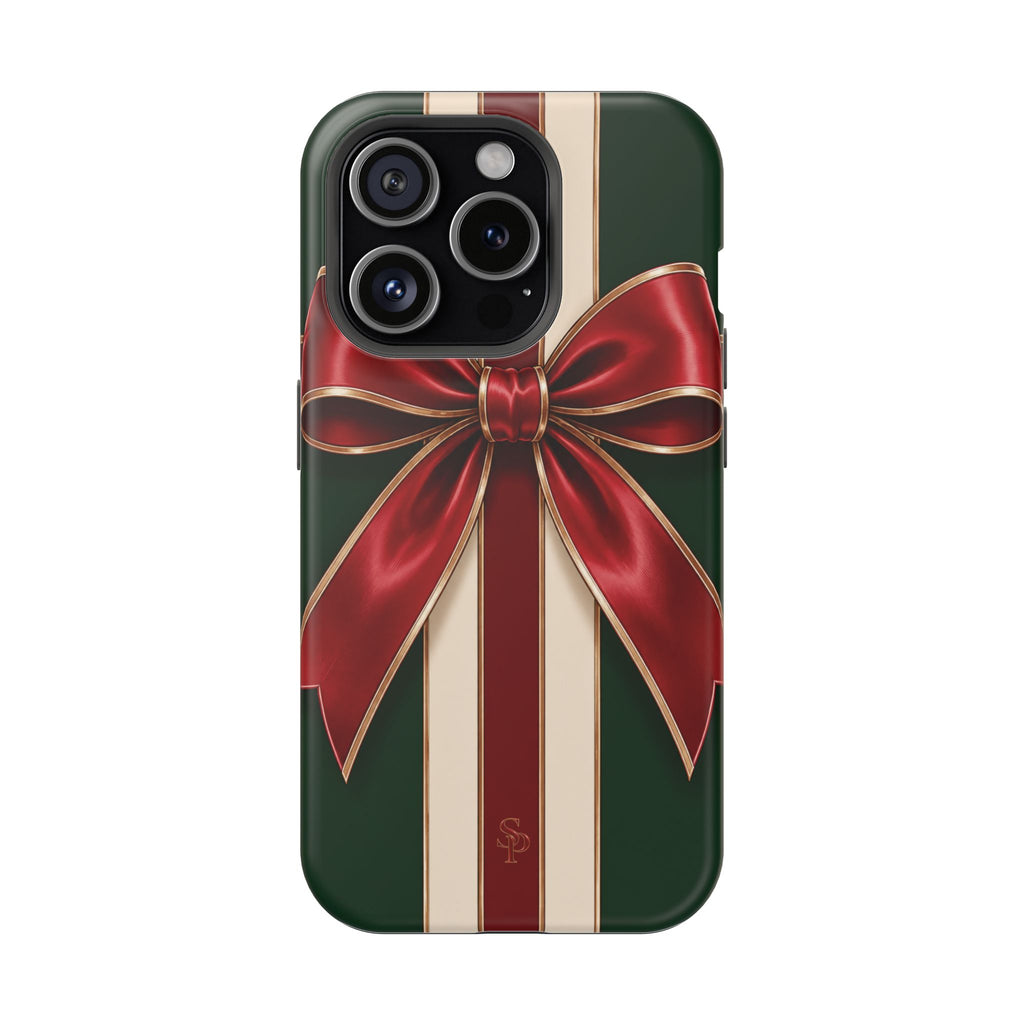 Christmas Gift Bow Magnetic Phone Case