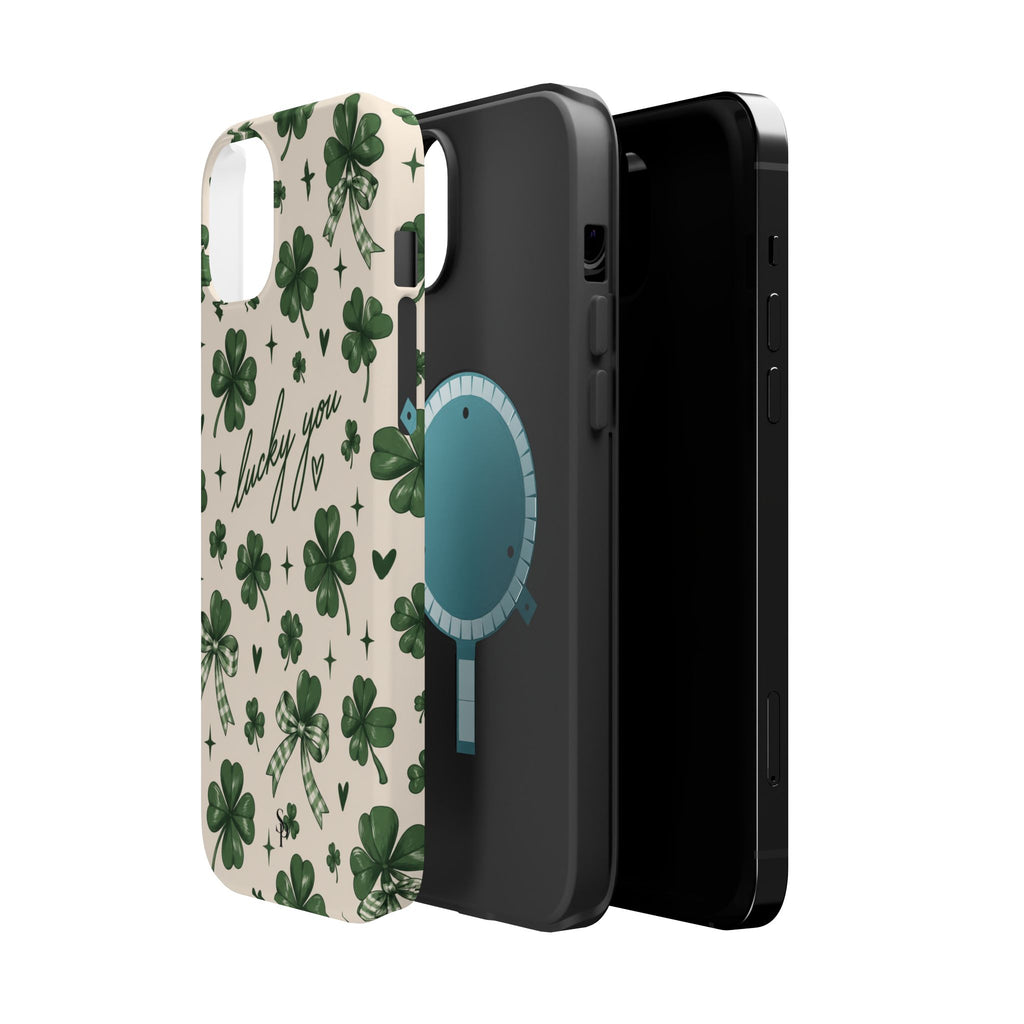 Lucky You Clover Magnetic Impact Phone Case