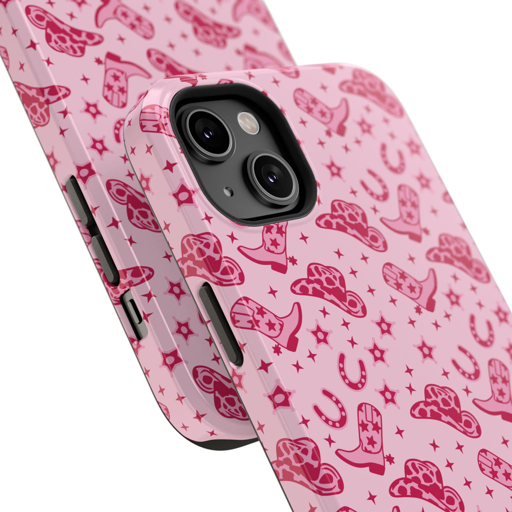 Pink Cowgirl Impact-Resistant Case
