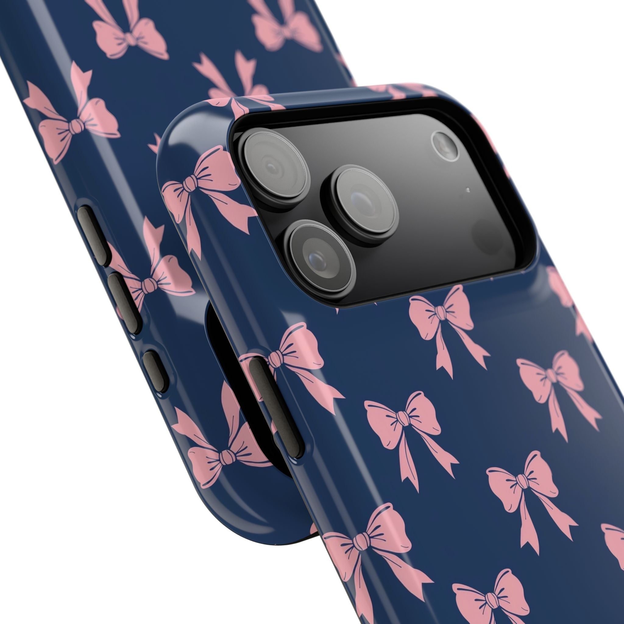 Chic Bow Impact-Resistant Phone Case