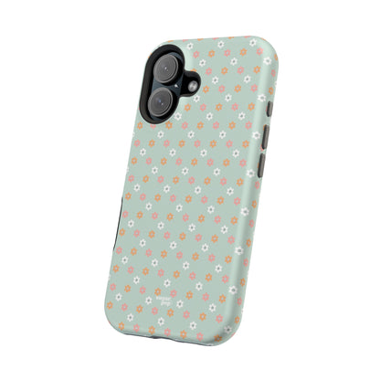 Floral Smiley Magnetic Tough Case