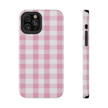 Pink Gingham Phone Case