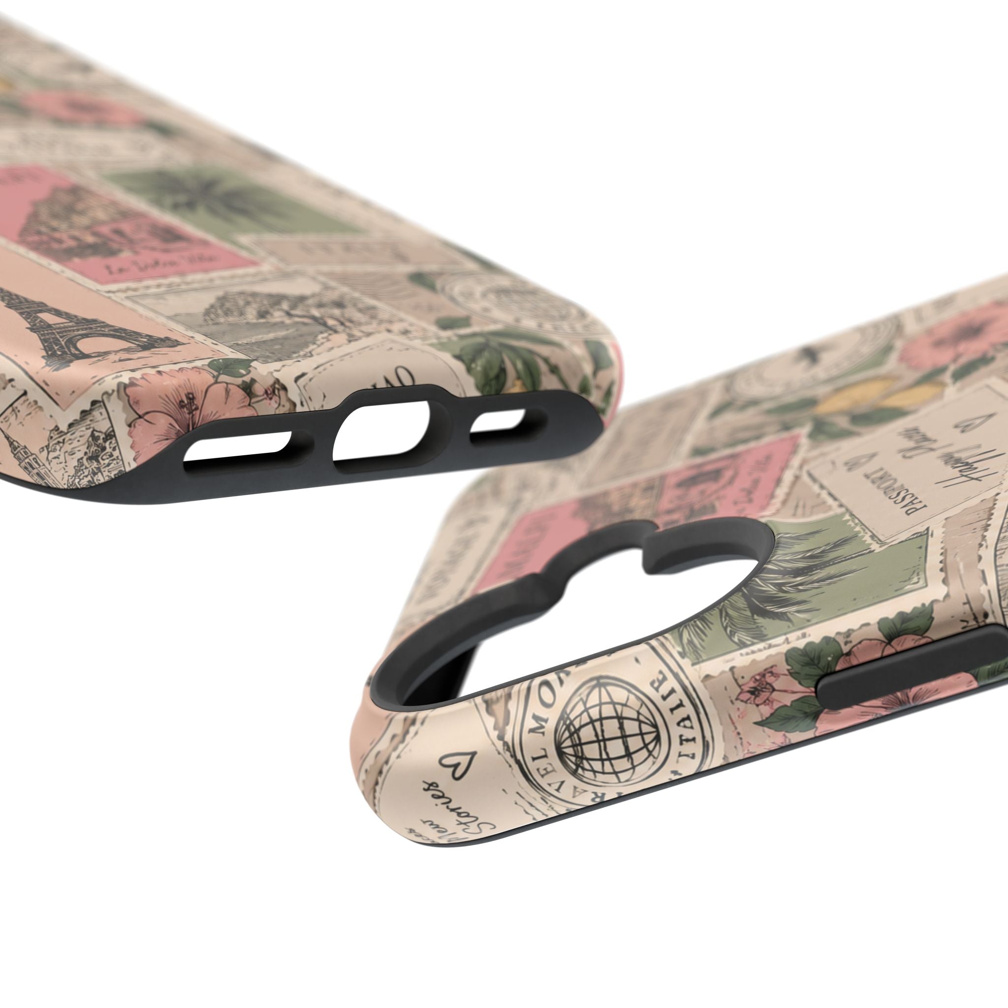 Travel Passport Stamp Magnetic Impact-Resistant Case