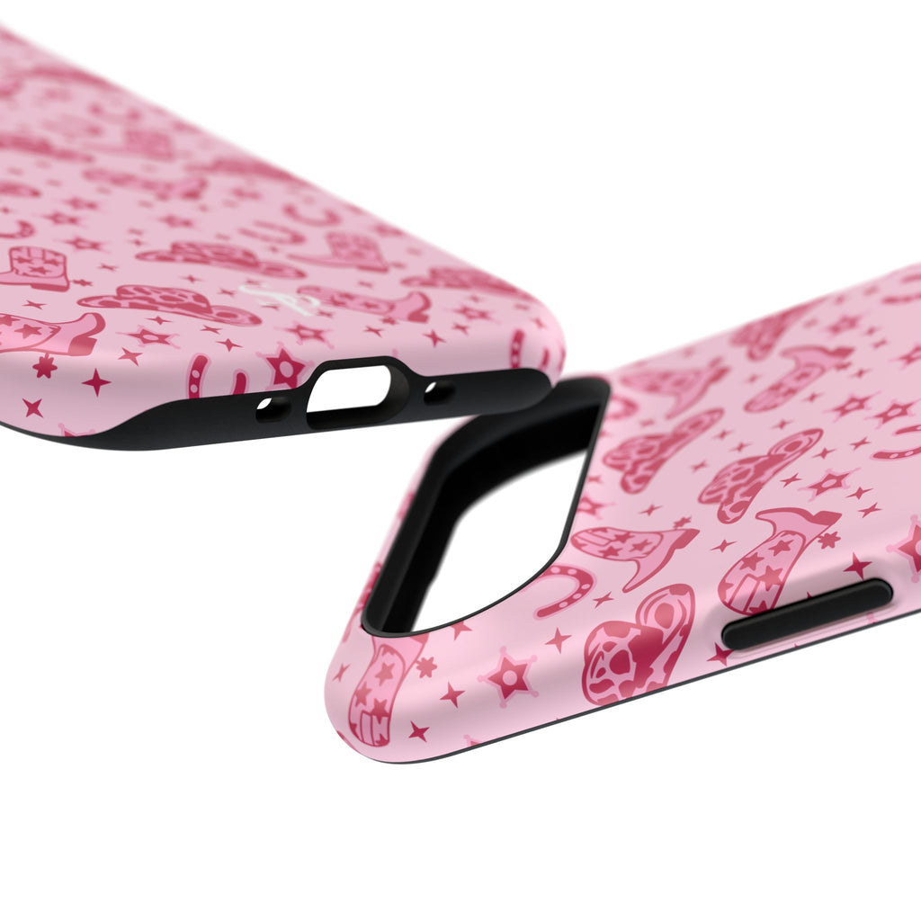 Pink Cowgirl Impact-Resistant Case