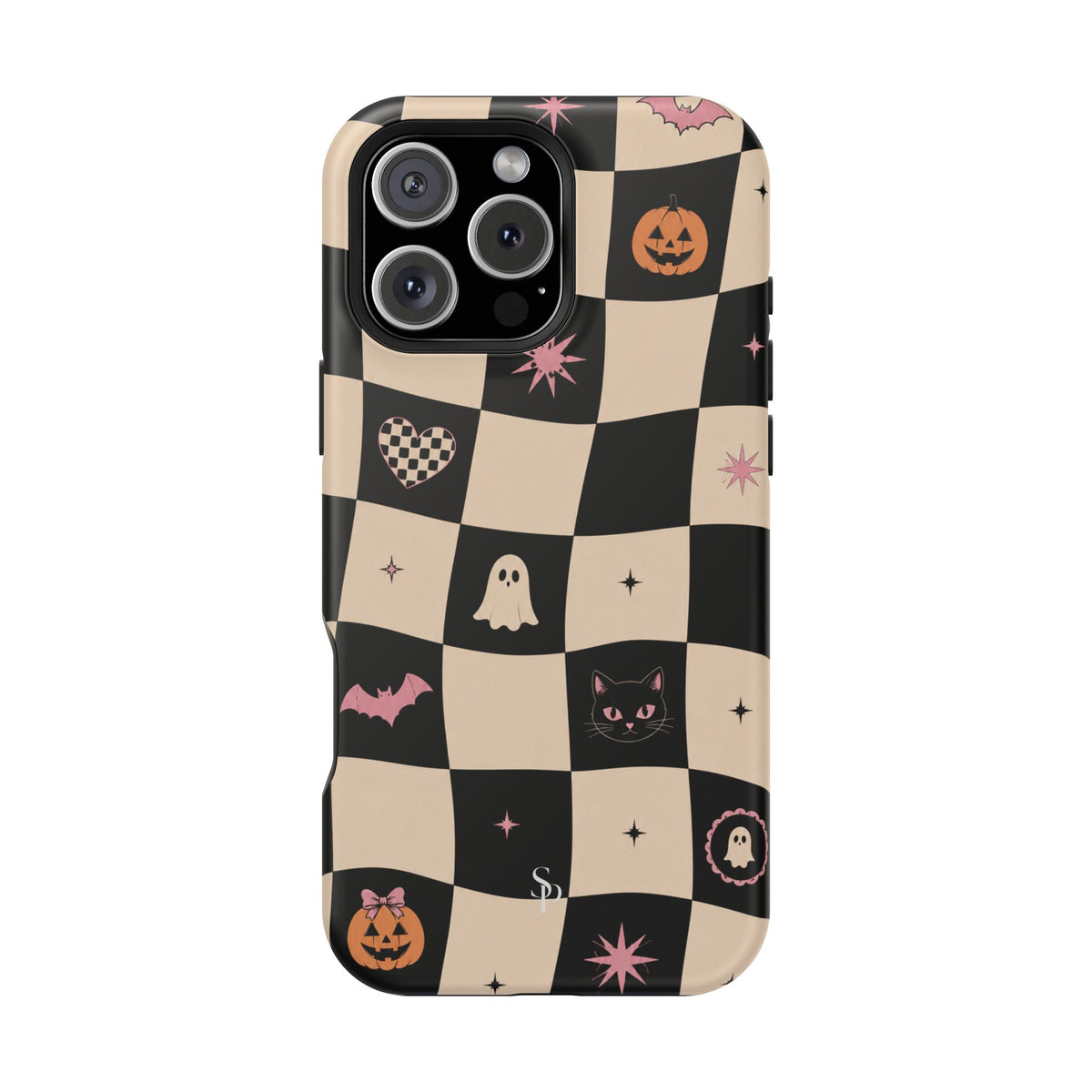 Halloween Checkerboard Magnetic Phone Case