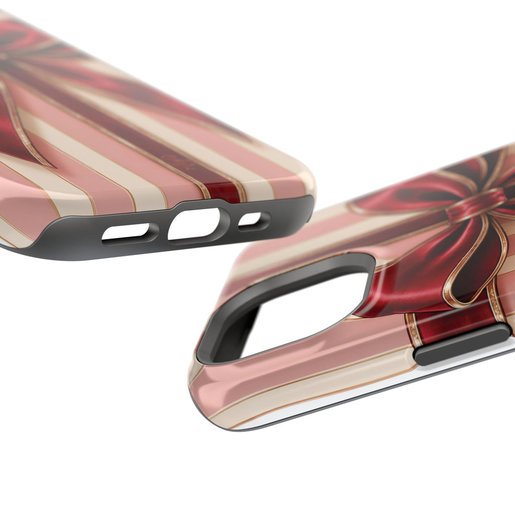 Red Bow Gift Wrap Magnetic Phone Case