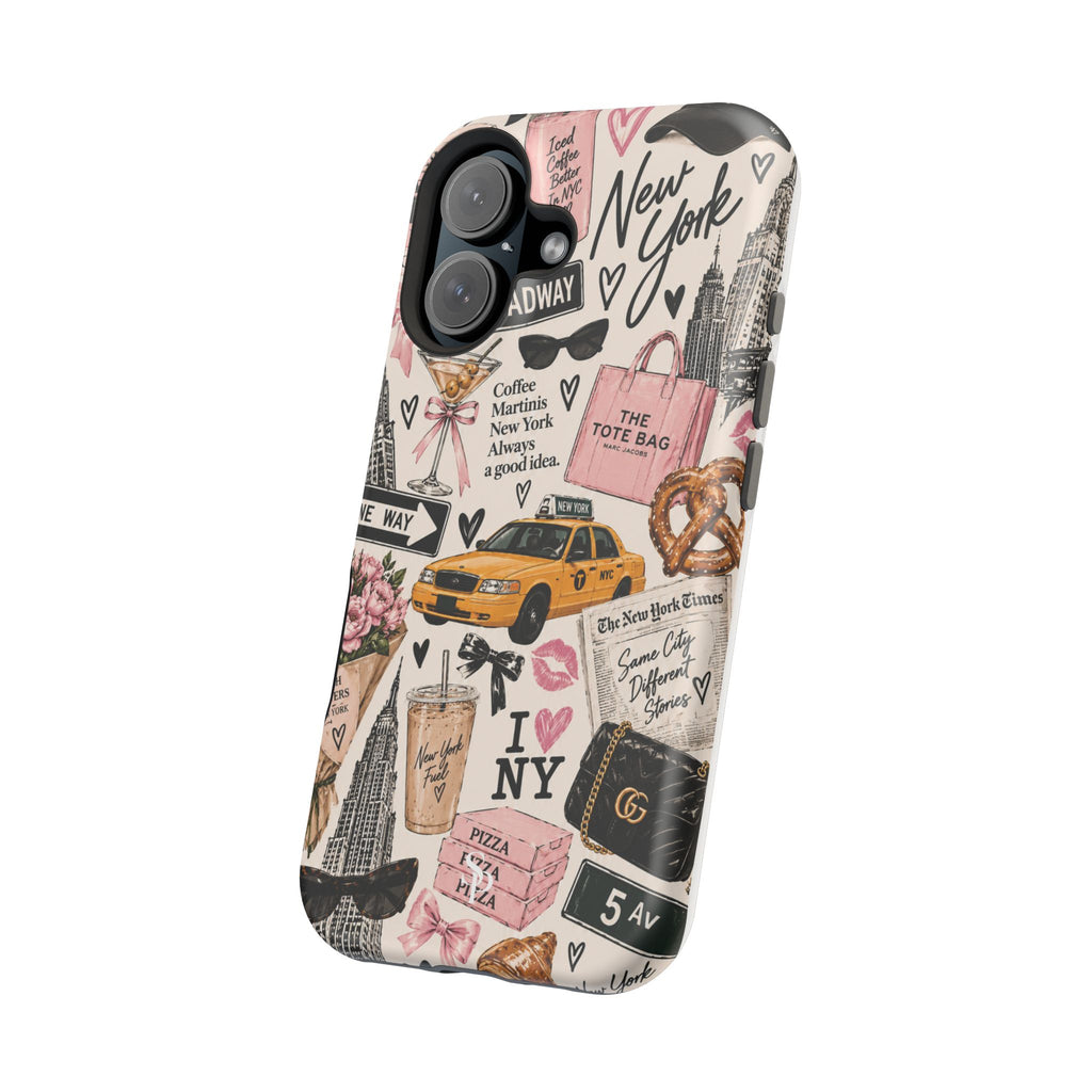Pink New York Magnetic Phone Case