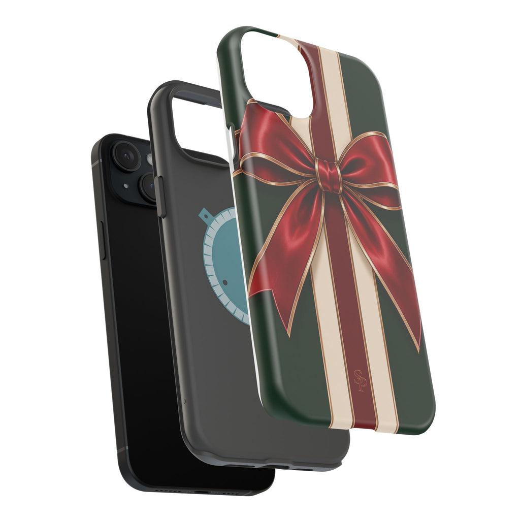 Christmas Gift Bow Magnetic Phone Case