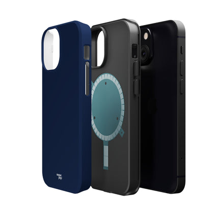 Navy Magnetic Tough Cases for Phones - Secure & Sleek Design