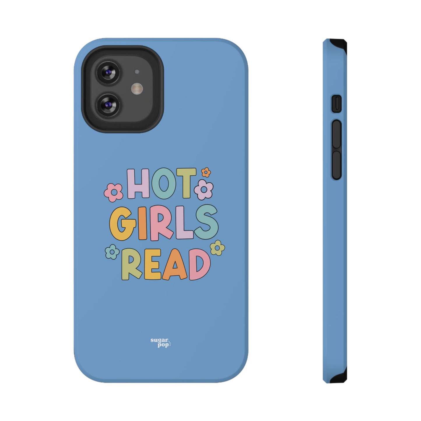 Hot Girls Read Impact-Resistant Phone Case - Design for Book Lovers