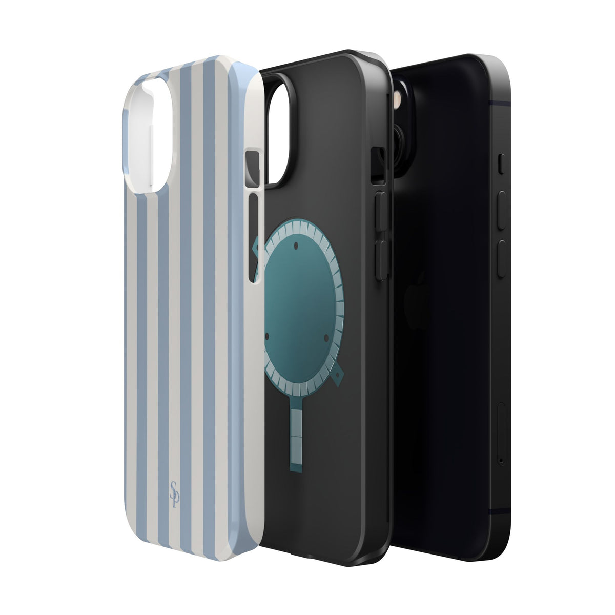 Glacier Striped Magnetic Phone Case